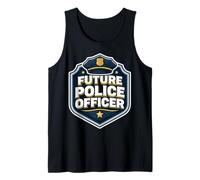 Future Police Officer Academy Policeman Cop Boys Kids Child Tank Top