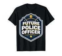 Future Police Officer Academy Policeman Cop Boys Kids Child Value Graphic T-Shirt