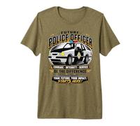 Future Police Officer Courage Integrity Service Premium T-Shirt