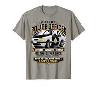 Future Police Officer Courage Integrity Service T-Shirt