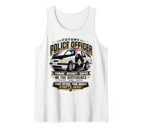 Future Police Officer Courage Integrity Service Tank Top