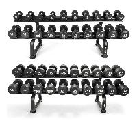Future Premium Rubber Dumbbell Set & Rack 2.5 - 50kg