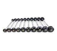 Future Premium Straight Rubber Barbell Set 10 - 45kg