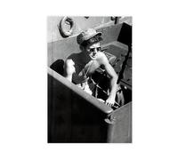 Future President Lt. John F. Kennedy Aboard The PT-109 Canvas Poster Wall Art Decor Print Picture Paintings for Living Room Bedroom Decoration 12x18inch(30x45cm)