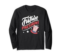 Future President Patriotic USA President's Day 4th of July Long Sleeve T-Shirt
