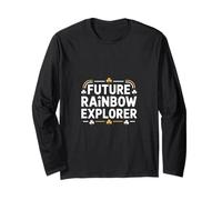 Future Rainbow Explorer Lucky Kids St Patricks Long Sleeve T-Shirt