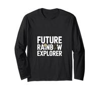 Future Rainbow Explorer St Patricks Day Kids Long Sleeve T-Shirt