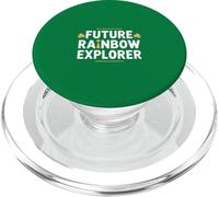 Future Rainbow Explorer St Patricks Day Kids PopSockets PopGrip for MagSafe