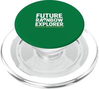 Future Rainbow Explorer St Patricks Day Kids PopSockets PopGrip for MagSafe