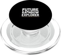 Future Rainbow Explorer St Patricks Day Kids PopSockets PopGrip for MagSafe