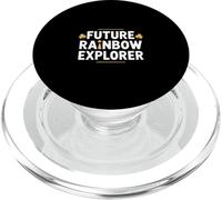 Future Rainbow Explorer St Patricks Day Kids PopSockets PopGrip for MagSafe