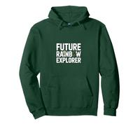 Future Rainbow Explorer St Patricks Day Kids Pullover Hoodie