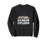 Future Rainbow Explorer St Patricks Day Kids Sweatshirt