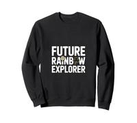 Future Rainbow Explorer St Patricks Day Kids Sweatshirt