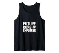 Future Rainbow Explorer St Patricks Day Kids Tank Top