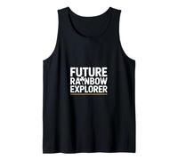 Future Rainbow Explorer St Patricks Day Kids Tank Top