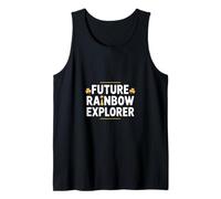 Future Rainbow Explorer St Patricks Day Kids Tank Top