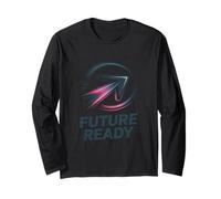 Future Ready Arrow Tech Inspired Innovation Forward Motion Long Sleeve T-Shirt