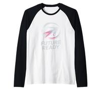 Future Ready Arrow Tech Inspired Innovation Forward Motion Raglan Baseball Tee