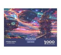 Future Research Station Jigsaw - 1000 Pieces Building Educational Games Puzzles for Adults Home Decor 70x50cm/1000pcs Great Gift for Adults