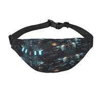 Future Robot Boys large waist bag, travel crossbody waist bag, suitable for enjoying sports, running, cycling, travel, fishing