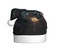 Future Robot Christmas Hat For Adult.Festive Christmas Beanie With Pom Pom, Unisex Holiday Cap For Xmas Parties.