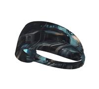 Future Robot Elastic Sports Headbands - Sweat Absorbent Workout Headband for Running, Yoga, Gym, Men & Women