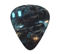 Future Robot Guitar picks, 12 pieces per pack, 3 different thicknesses, suitable for guitar, bass, ukulele and other instruments.