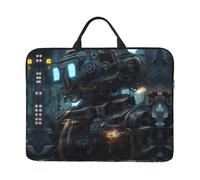 Future Robot Print 14in Laptop Case Sleeve Bag – Padded for Protection, Portable Handle & Smooth Zipper