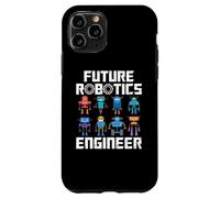 Future Robotics Engineer Funny Robot Engineering Kids Case for iPhone 11 Pro