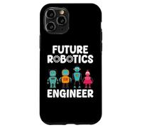 Future Robotics Engineer Funny Robot Engineering Kids Case for iPhone 11 Pro