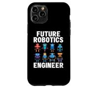 Future Robotics Engineer Funny Robot Engineering Kids Case for iPhone 11 Pro