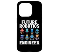 Future Robotics Engineer Funny Robot Engineering Kids Case for iPhone 15 Pro