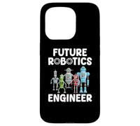 Future Robotics Engineer Funny Robot Engineering Kids Case for iPhone 15 Pro