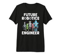Future Robotics Engineer Funny Robot Engineering Kids Premium T-Shirt