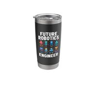 Future Robotics Engineer Funny Robot Engineering Kids Stainless Steel Insulated Tumbler