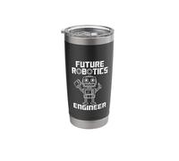 Future Robotics Engineer Funny Robot Engineering Kids Stainless Steel Insulated Tumbler