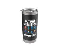 Future Robotics Engineer Funny Robot Engineering Kids Stainless Steel Insulated Tumbler