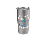 Future Robotics Engineer Funny Robot Engineering Kids Stainless Steel Insulated Tumbler