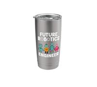 Future Robotics Engineer Funny Robot Engineering Kids Stainless Steel Insulated Tumbler