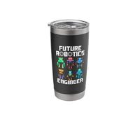 Future Robotics Engineer Funny Robot Engineering Kids Stainless Steel Insulated Tumbler