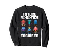 Future Robotics Engineer Funny Robot Engineering Kids Sweatshirt