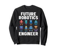 Future Robotics Engineer Funny Robot Engineering Kids Sweatshirt