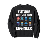 Future Robotics Engineer Funny Robot Engineering Kids Sweatshirt