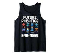 Future Robotics Engineer Funny Robot Engineering Kids Tank Top