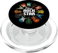 Future Rock Star Colorful Electric Guitars Music Band Kids PopSockets PopGrip for MagSafe