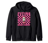 Future Rocket Scientist Aerospace Engineer Engineering Girl Zip Hoodie