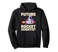 Future Rocket Scientist Astronaut Kids Space Enthusiast Pullover Hoodie