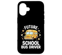 Future School Bus Driver Cute Career Bus Driver Case for iPhone 16