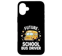Future School Bus Driver Cute Career Bus Driver Case for iPhone 16 Plus